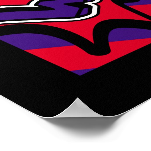 Pop Art Card Illustrationsmuster, Art,Comic,Pop,re Poster (Ecke)