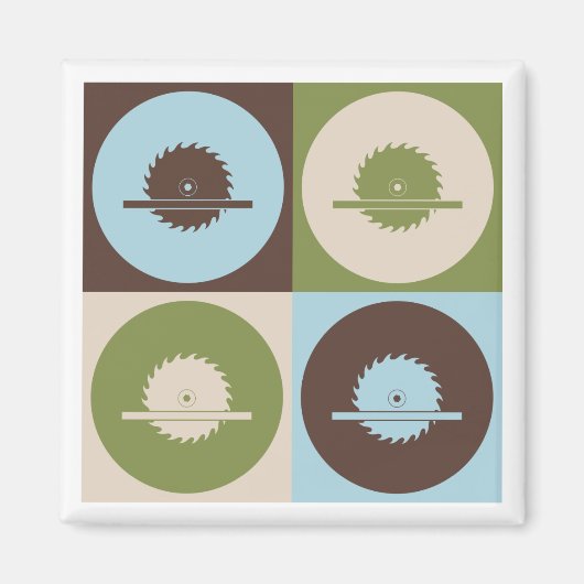 Pop Art Carpentry Magnet (Vorne)