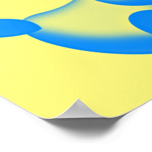 Pop Art Cartoon Doster Poster (Ecke)