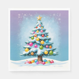 Pop Art Cartoon Weihnachten Serviette