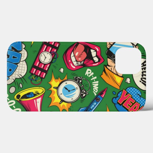 Pop Art Case-Mate iPhone Hülle (Rückseite (Horizontal))