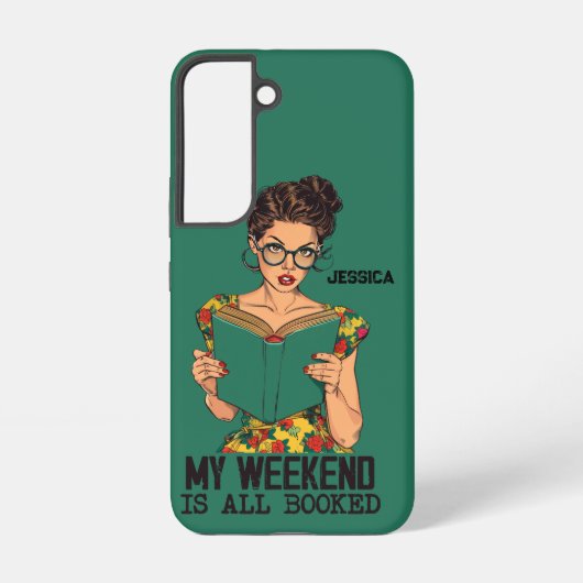 Pop Art Case, My Weekend ist gebucht, Samsung Galaxy Hülle (Rückseite)