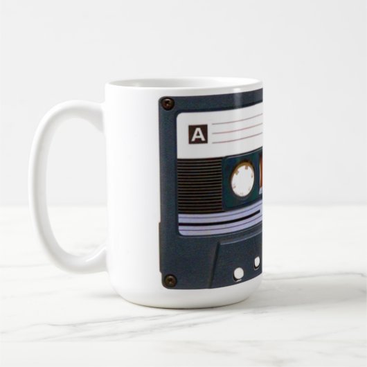 Pop Art Cassette Kaffeetasse (Links)