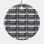 Pop Art Cassette Keramik Ornament (Hinten)