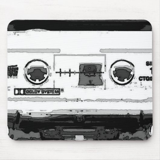 Pop Art Cassette Mousepad (Vorne)