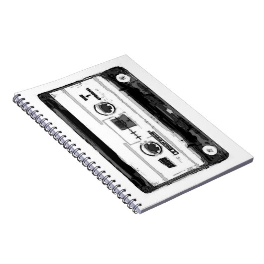 Pop Art Cassette Notizblock (Rechte Seite)