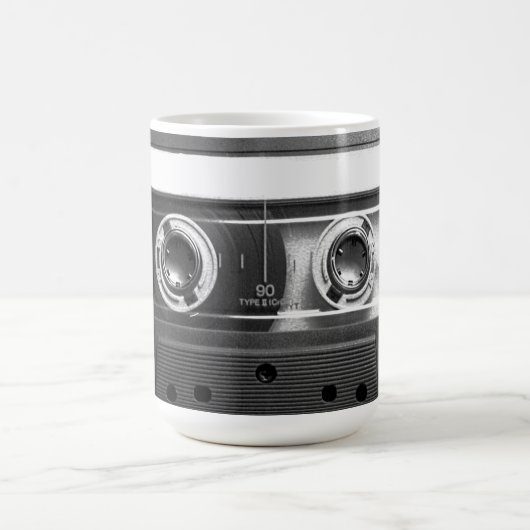 Pop Art Cassette Retro Kaffeetasse (Mittel)