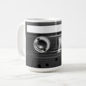 Pop Art Cassette Retro Kaffeetasse (Vorderseite Links)