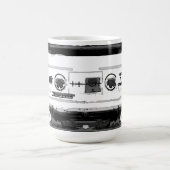 Pop Art Cassette Retro Kaffeetasse (Mittel)