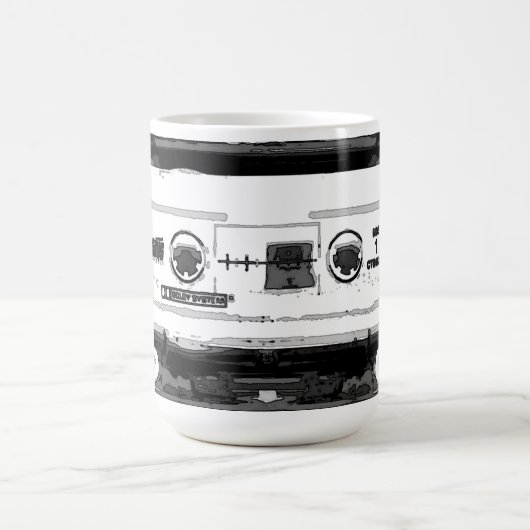 Pop Art Cassette Retro Kaffeetasse (Mittel)