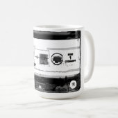 Pop Art Cassette Retro Kaffeetasse (VorderseiteRechts)