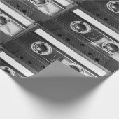 Pop Art Cassette Retro Vintag Geschenkpapier (Ecke)