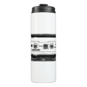 Pop Art Cassette Thermosbecher (Vorderseite)