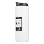 Pop Art Cassette Thermosbecher (Nach rechts gedreht)