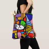 Pop Art Cat Design Vibranful and Coulourful Tasche (Von Nahem)