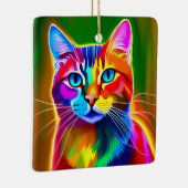 Pop Art Cat Keramikornament (Rechts)