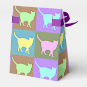 Pop Art Cats Geschenkschachtel (Rückseite)