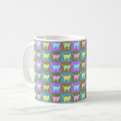 Pop Art Cats Kaffeetasse (Vorderseite Links)