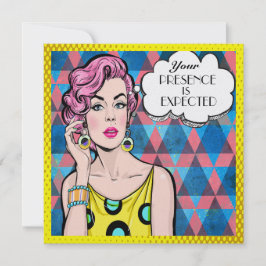 Pop Art Celebration Einladung