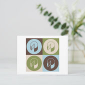 Pop Art Cheese Postkarte (Stehend Vorderseite)