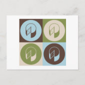 Pop Art Cheese Postkarte (Vorderseite)