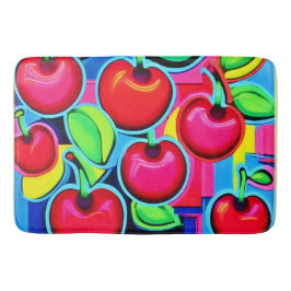 Pop Art Cherry Burst Badematte