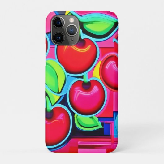 Pop Art Cherry Burst Case-Mate iPhone Hülle (Rückseite)