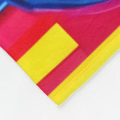 Pop Art Cherry Burst Fleecedecke (Ecke)
