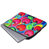 Pop Art Cherry Burst Laptopschutzhülle (Vorne Knopf)