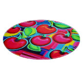 Pop Art Cherry Burst Schneidebrett (Ecke)