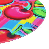 Pop Art Cherry Burst Schneidebrett (Ecke)