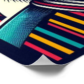 POP ART CHIMPANZEE 2 POSTER (Ecke)