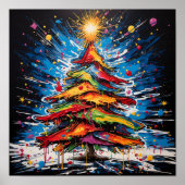 Pop Art Christmas Tree Poster (Vorne)