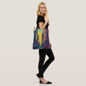 Pop Art City Vibes Tote Tasche (Am Model)