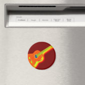 Pop Art Classic Guitar Magnet (In Situ (Geschirrspüler))