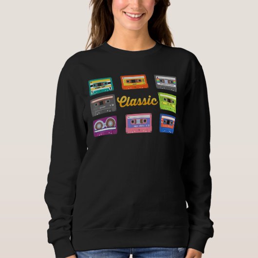 Pop Art - Classic - Kassettenband - 90er - Com Sweatshirt (Vorderseite)