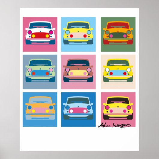 Pop Art Classic Mini Poster (Vorne)