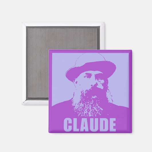 Pop Art Claude Monet | MOD Magnet (Vorderseite/Rückseite)