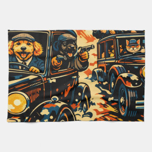 Pop Art Cockapoo Geschenk Wohnraumdekoration Geschirrtuch