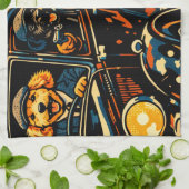 Pop Art Cockapoo gift home decor Geschirrtuch (Gefaltet)