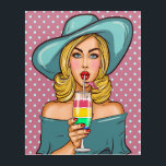 Pop Art Cocktail Chill Akronylic Art Acryldruck<br><div class="desc">Ich habe mehrere Versionen von diesem und anderen fantastischen Pop Art Women and Men auf meiner Sammlung und auf dem Weg. Ich kann mir das in einem eleganten zeitgenössischen Zimmer oder einem Corporate Gebäude vorstellen, sowie in einem rustikaleren Rahmen. Bitte schauen Sie sich meine Art Kategorie sowie einige meiner COLLECTIONS...</div>