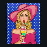 Pop Art Cocktail Chill Akronylic Art Acryldruck<br><div class="desc">Ich habe mehrere Versionen von diesem und anderen fantastischen Pop Art Women and Men auf meiner Sammlung und auf dem Weg. Ich kann mir das in einem eleganten zeitgenössischen Zimmer oder einem Corporate Gebäude vorstellen, sowie in einem rustikaleren Rahmen. Bitte schauen Sie sich meine Art Kategorie sowie einige meiner COLLECTIONS...</div>