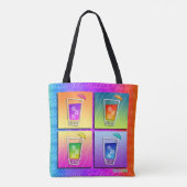 POP ART COCKTAILS TASCHE (Rückseite)