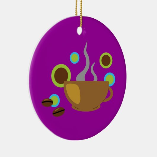 Pop Art Coffee Keramikornament (Rechts)