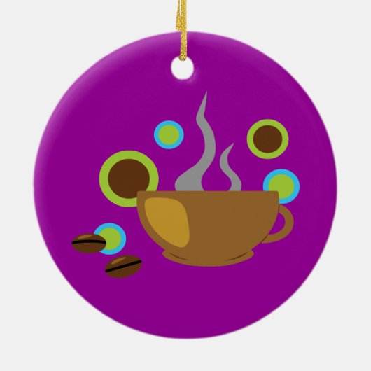 Pop Art Coffee Keramikornament (Hinten)