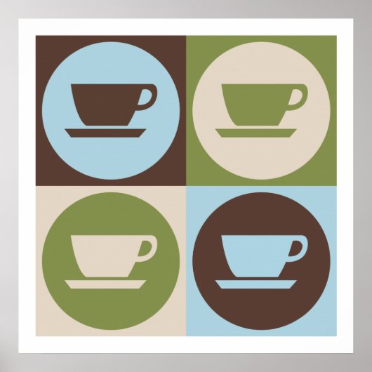 Pop Art Coffee Poster (Vorne)