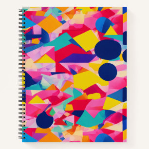 Pop Art Collage Notebook Notizblock