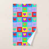 Pop Art Collection Badhandtuch Set (Handtuch)