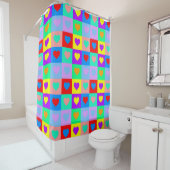 Pop Art Collection Duschvorhang (Beispiel)