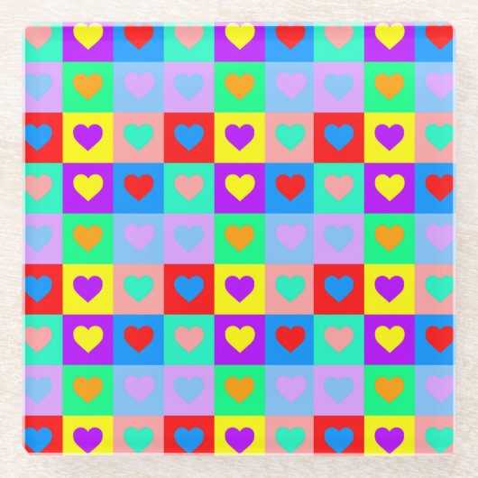 Pop Art Collection Glasuntersetzer (Vorderseite)